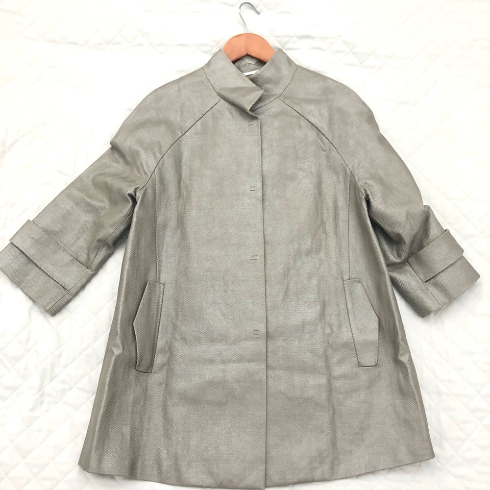 Elie Tahari silver shimmer jacket